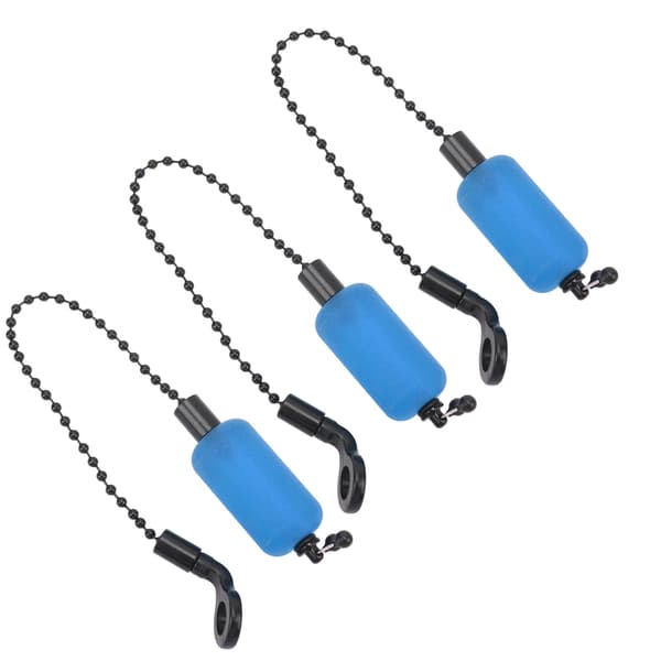 Bärbar blå fiskebobinhängare - 3PCS Bite Indicator Alerter