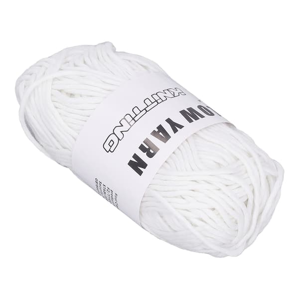 Selvlysende Tykt Garn 50 m DIY Polyester Strikkemateriale Til Sweater Hat Farve 1