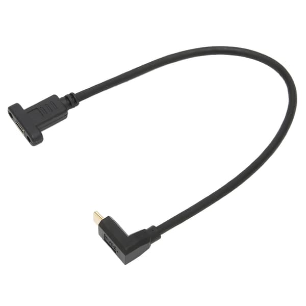 USB 3.1 Typ C Hane till Hona Förlängningskabel Panelmontering Skruvhål