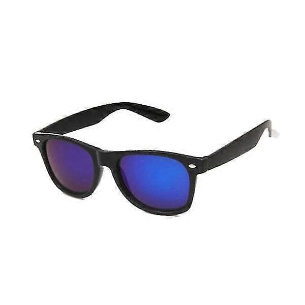 Wayfarer Solbriller Sort Blå Spejlglas Sort
