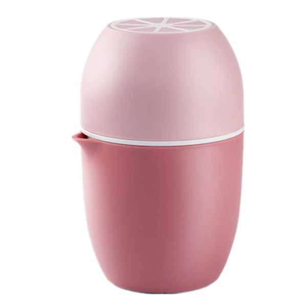 Juicer Squeezer Hand Juicer med sil och behållare pink