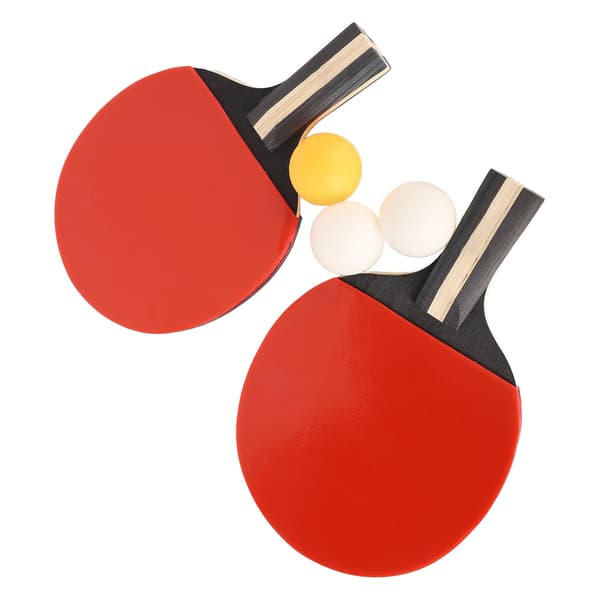 REGAIL Pingisrackset 2 rack 3 bollar Bordtennisracket Utomhusaktiviteter Bollspel Vit