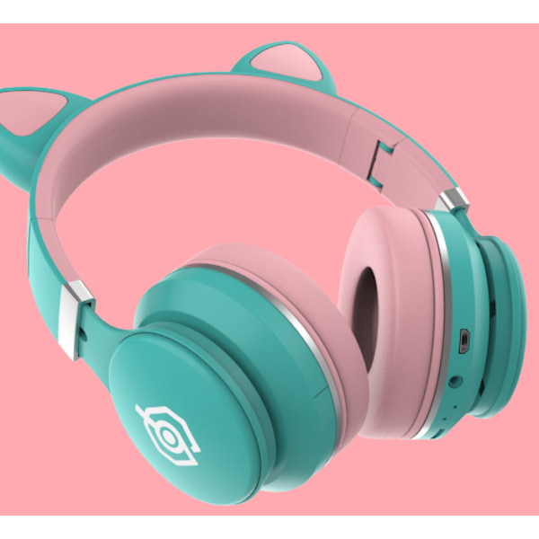 Hörlurar Cat Ear Bluetooth Wireless Over dark green