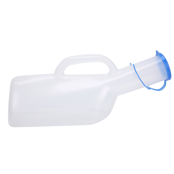 HT 1000ml plastmanlig urinal, idealisk för äldre och sängliggande patienter för sjukvård