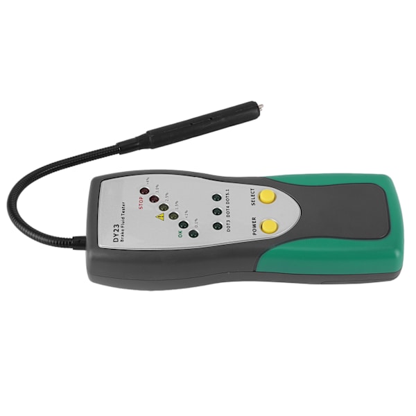 Digital bremsevæsketester med dobbelt alarmsystem