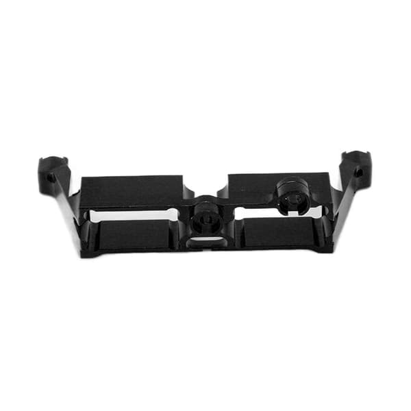 Differentiallåsfæste Aluminiumlegering servofæste til Traxxas TRX4 1/10 RC Bil Sort