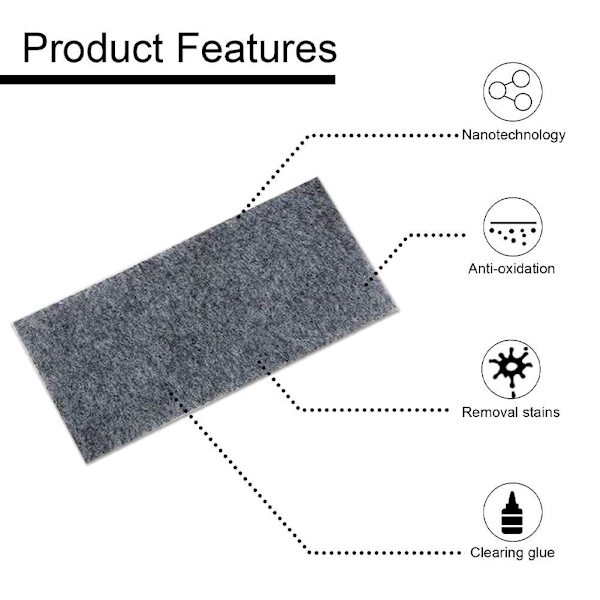 6-pack Nano Sparkle Cloth Bilreparationsduk Nano Magic Cl