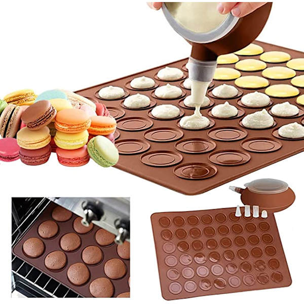 Macaron Silikon Mould Set