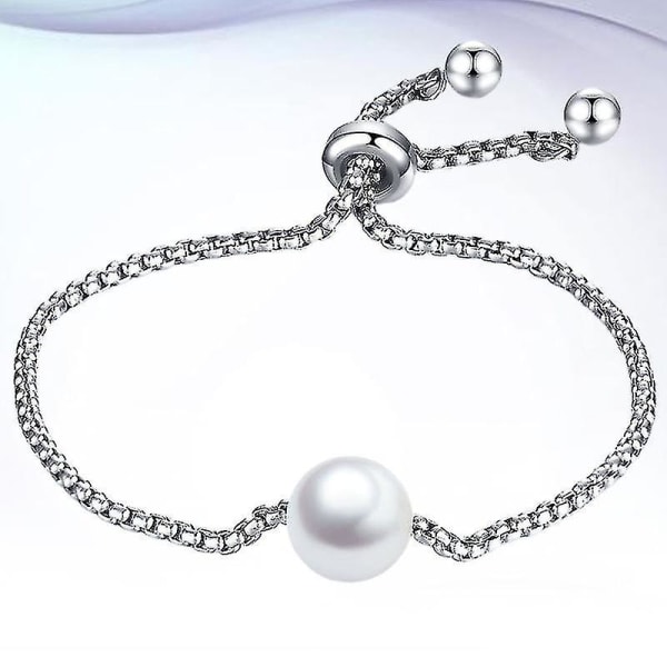 Pearl Armband Mode Hand Chain Smycken Armband Justerbar