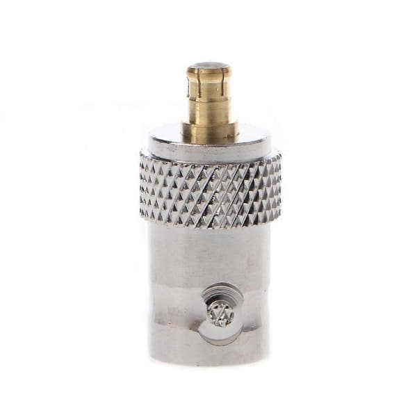 BNC hunstik til MCX hanstik lige RF koaksialstikadapter Silver