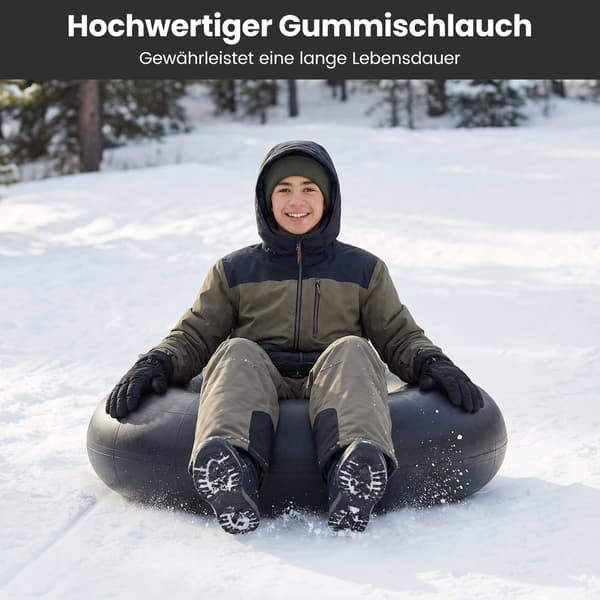 Kraftig snø- og elverør i gummi, 93 cm diameter 3250