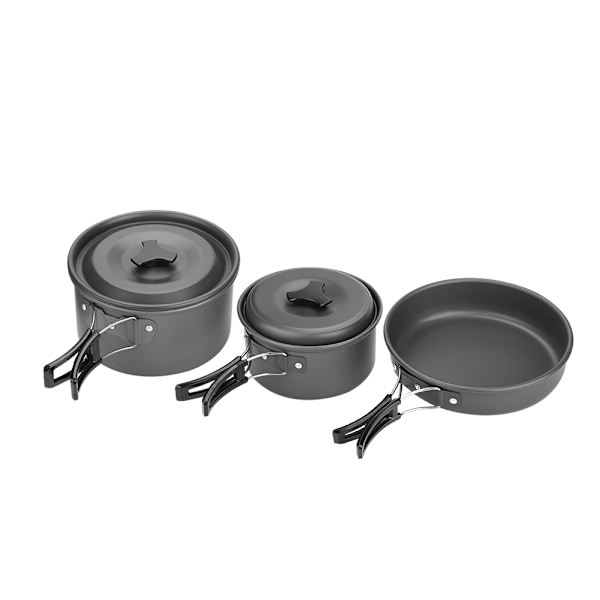 Camping- og piknikksett for matlaging for 2-3 personer - Perfekt for utendørs grilling!