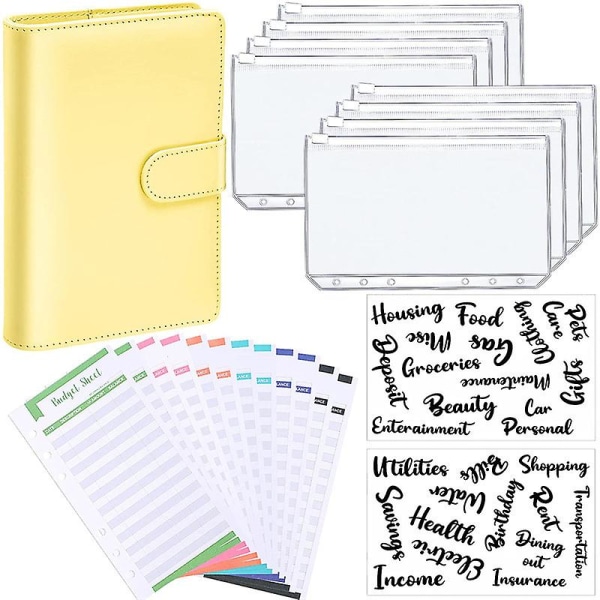 A6 Binder Budget Planner Notebook Covers Folder
