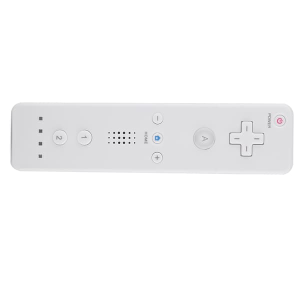 Trådløs spillkontroller med analog joystick for WiiU Wii-konsoll, hvit