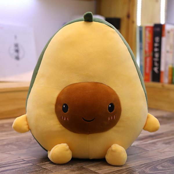 Avokado kudde frukt plysch leksak Avokado docka tecknad docka Spring Super Avocado 40CM