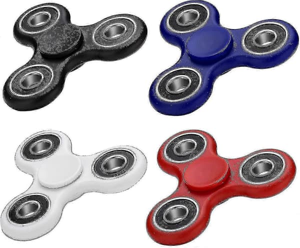 Fidget Spinner Sæt med 4 Fidget Spinner Håndlegetøj