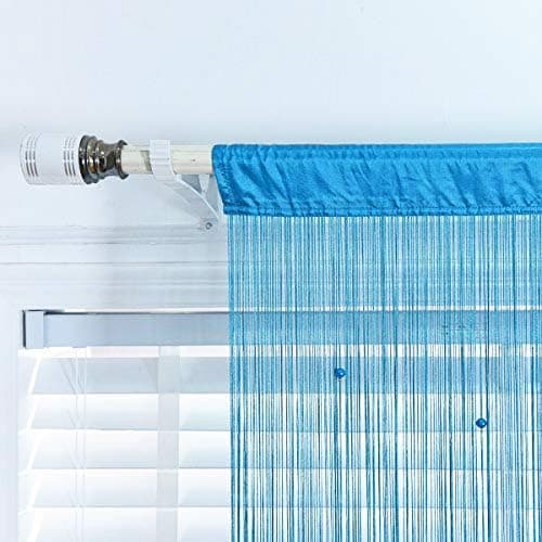 [DT] Turkisblå, 100x200cm Perlegardin Hjemmedekorasjon, Polyester