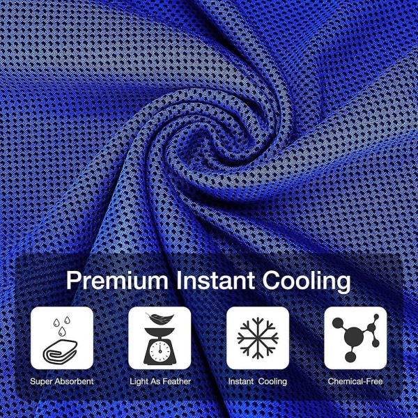 Cooling Towel 4 Pack Instant Relief Microfiber Cool Towels