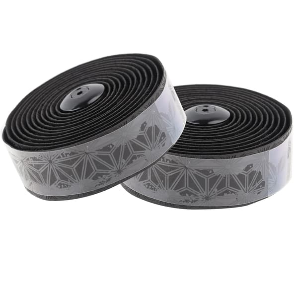 Landevejscykelstyrbånd Høj elastisk Blød svedabsorberende Styrtape Sort