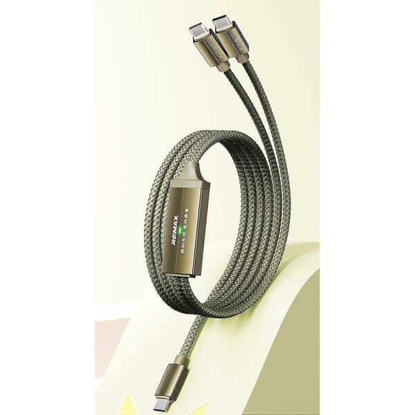 [DT]Usb C Splitter Usb C til Dobbelt Usb C Han Adapter Type C til 2 Usb C Dobbelt Adapter S2024123014905