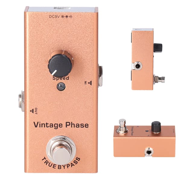 Vintage Phase sähkökitaran efektipedaali Mini Single Phaser 9V DC JDF-6 kitaratarvike