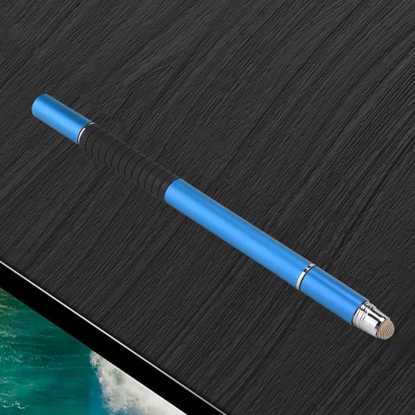 3 i 1 Præcisions Touch Screen Stylus Pen til Mobiltelefon og Tablet Blå
