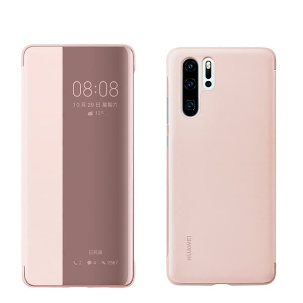 【DT】 Huawei P30 Pro - Exklusivt Smart View Fodral Grå
