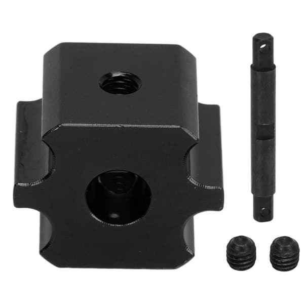 RC Differentialespole Effektiv retardation Præcis differentialespole til Traxxas Slash Rustler 4WD 1/10 Sort
