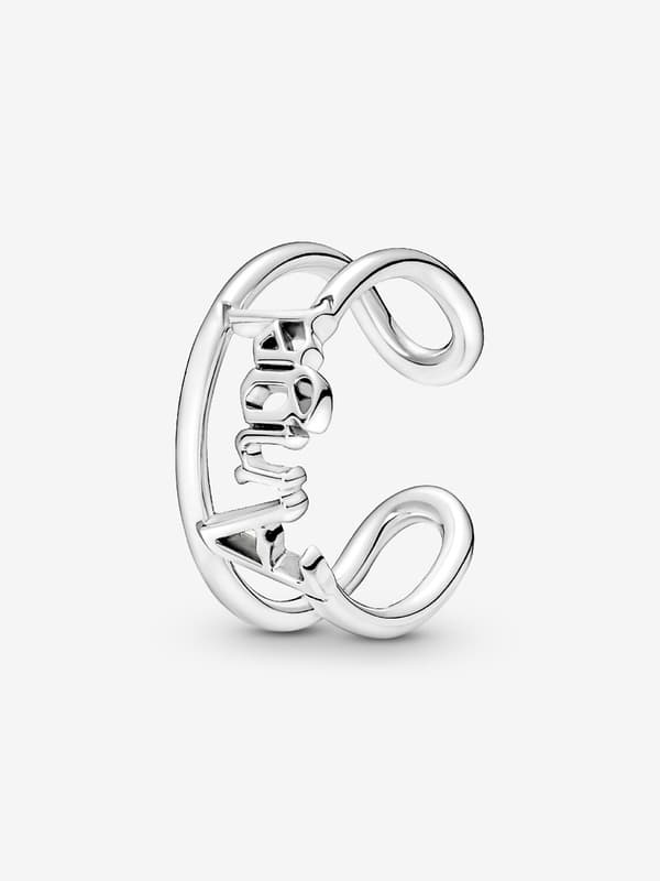 Pandora - P ME Angel Open Ring - Sterling Sølv Circumference: 54mm