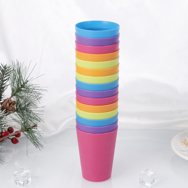 3st 260ML gula plastmuggar Hemma dricksfest yellow