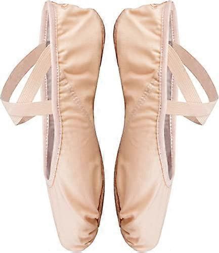 【DT】Balettdansskor Split Sole Platta Gymnastikdansskor