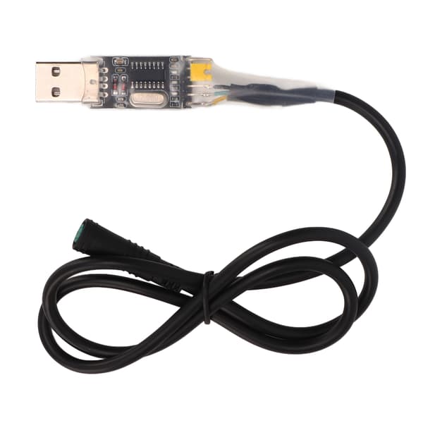 Elcykel USB programmeringskabel Plast 5-pin hun USB2.0 Plug Mid Drive Motor Programmeringskabel til BBS01 motor