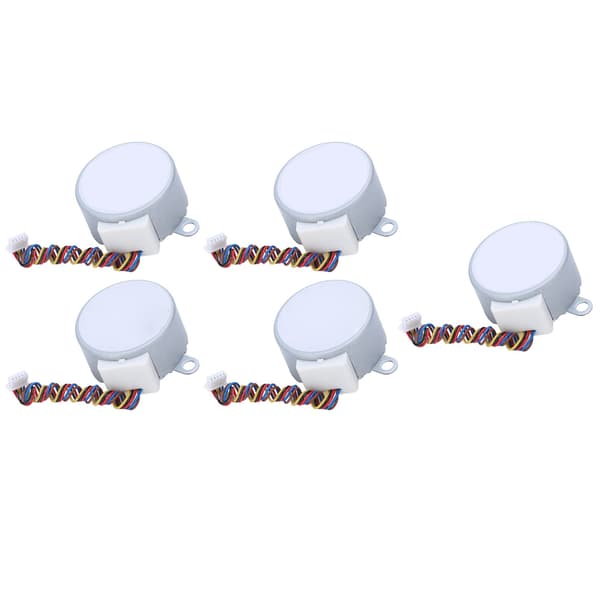 5-pack DC 5V Steppermotor med kabel Högt vridmoment Kopparspole för luftkonditionering