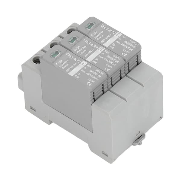 3P Fotovoltaisk Överspänningsskydd Hög Precision Säkerhet DC1000V