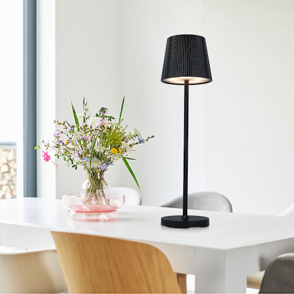 Justerbar RGB Skrivebordslampe med Metalltekstur og 4000mAh Batteri: Nøytralt, Hvitt og Varmt Lys