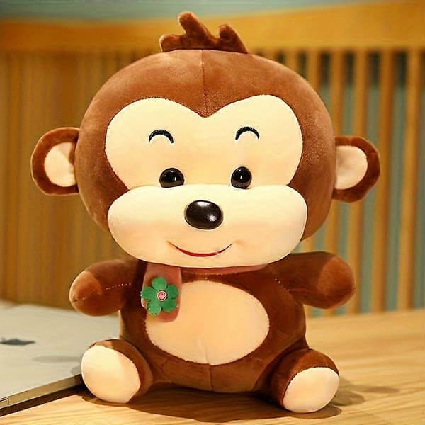 Apdocka Säng Apa Orangutang Kudde Plyschleksak Söt Flickdocka pink