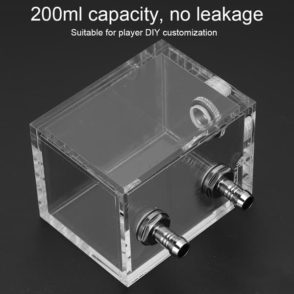 Transparent akryl vandkølingstank 200ml computervandkølingstilbehør