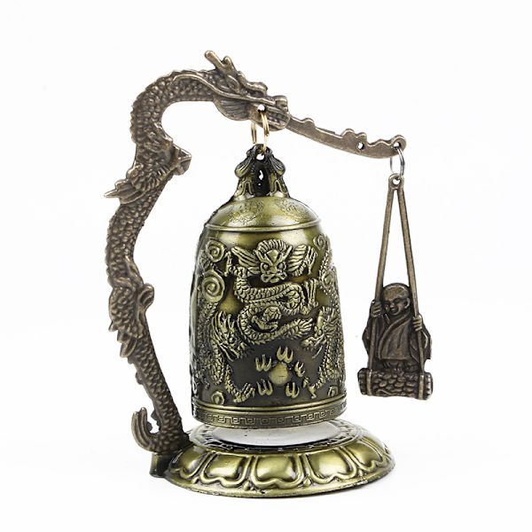 Fengshui Small Dragon Bell buddhistiska prydnader Meditationsdekor Style 2