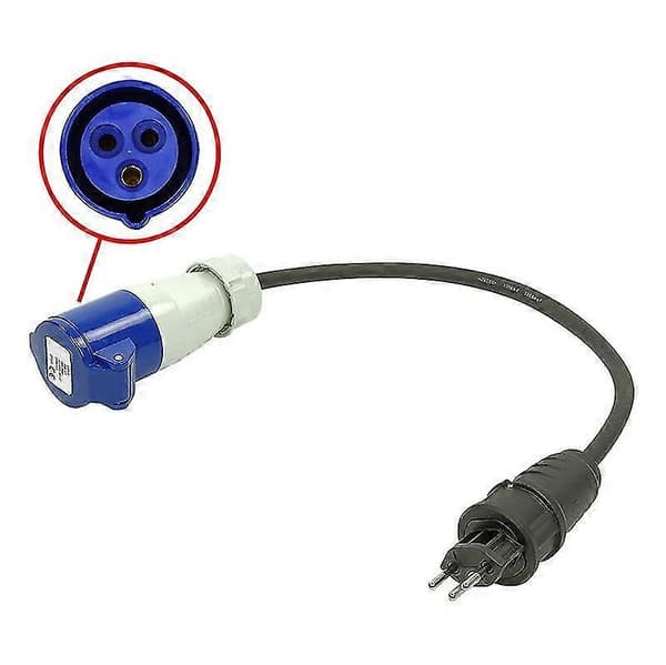 Schweizisk stik til CEE-adapterkabel 40cm 3x1.5mm² strømkabel