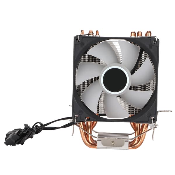 RGB Direkte Kontakt Støjsvag Dobbelt Ventilator CPU Køler til Computer Køling
