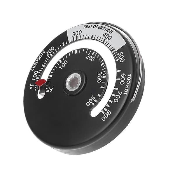 Magnetisk Pejsventilator Termometer Aluminiumlegering til Måling af Ovn
