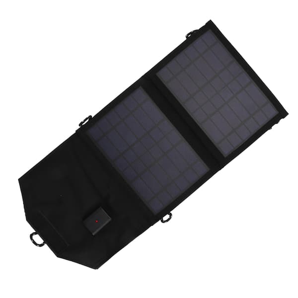 Sammenleggbar 7W 5V USB Polycrystalline Solar Panel Lader for utendørs bruk