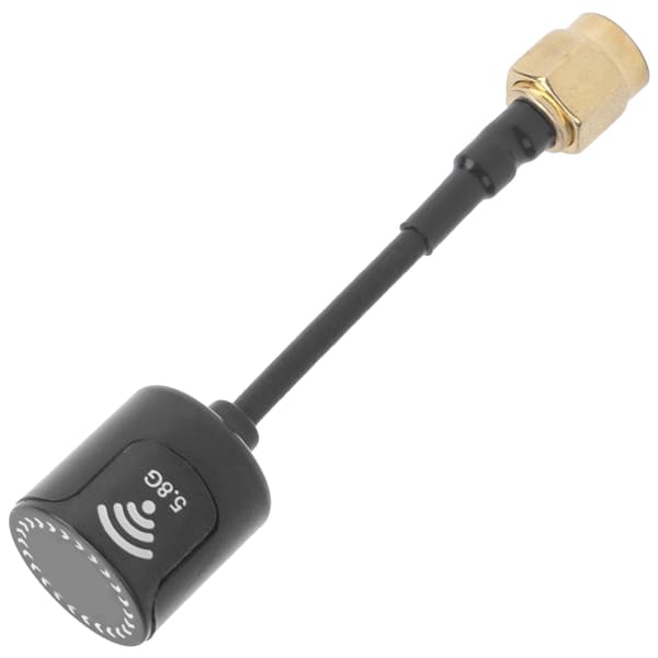 Professionel 5.8GHZ 2.8dbi Antenne Signalforstærkning Antenne Tilbehør til FPV Racing RC Drone (Sort RP-SMA)