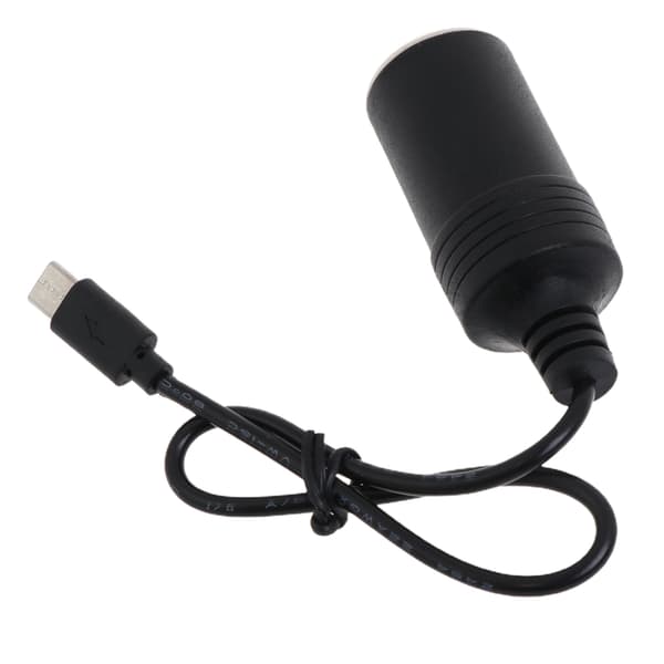 USB C Type-C - autotupakansytyttimen virtamuunninkaapeli 12V 3A 36W autoon
