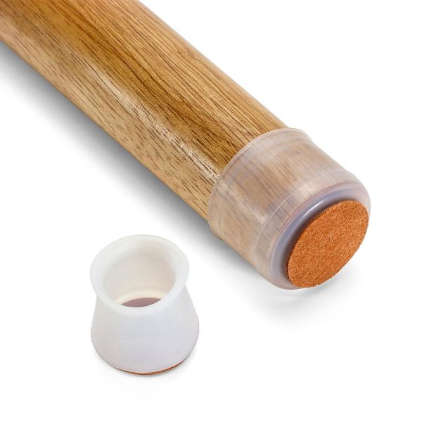 Möbelfötter / skydd för möbelben Silikon/Filt 22 mm 16-pack