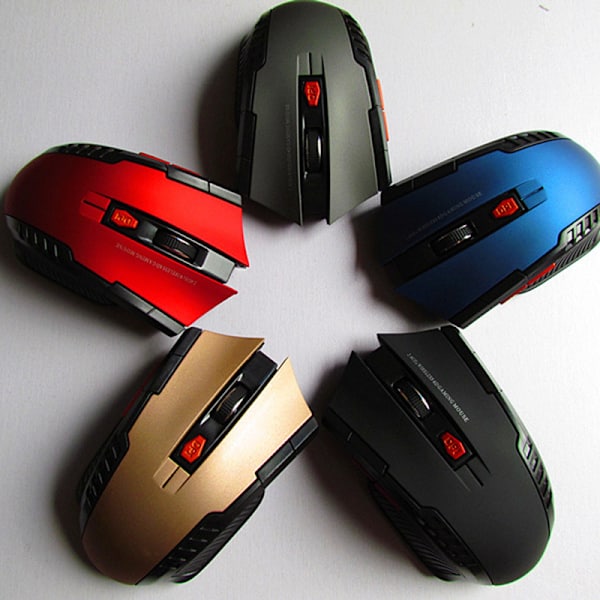 WirelesOpticaMousGameGameWirelesMicPGaminLaptop Gold