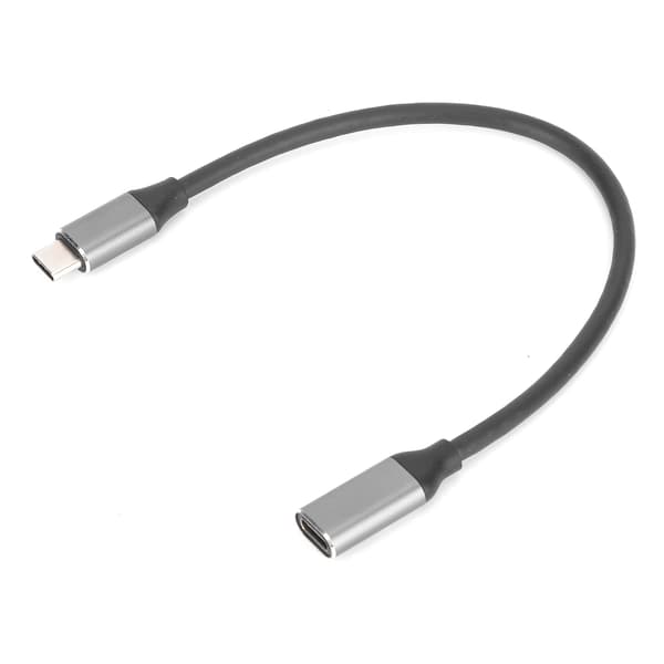 4K HD USB C Forlængerkabel 0,25m Han til Hun 3A 60W PD Support
