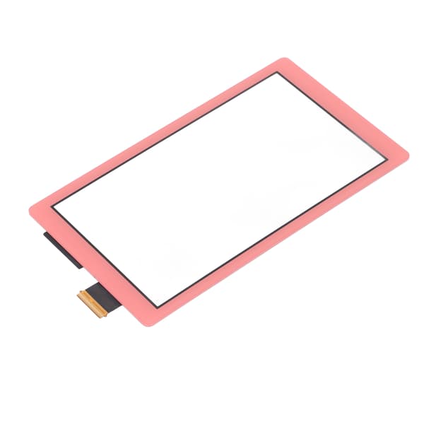 Switch Lite Pekskärm Glas Ersättning Främre Yttre Panel Digitizer Rosa