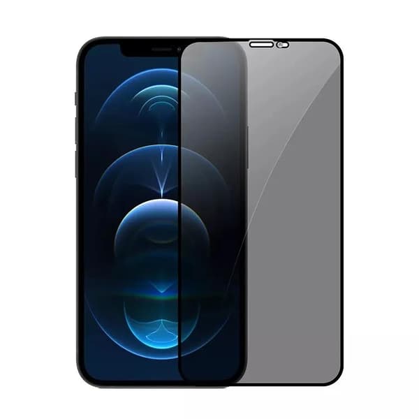 Täysin peittävä vakoilunesto-näytönsuoja 15 Pro Max Musta Black one size