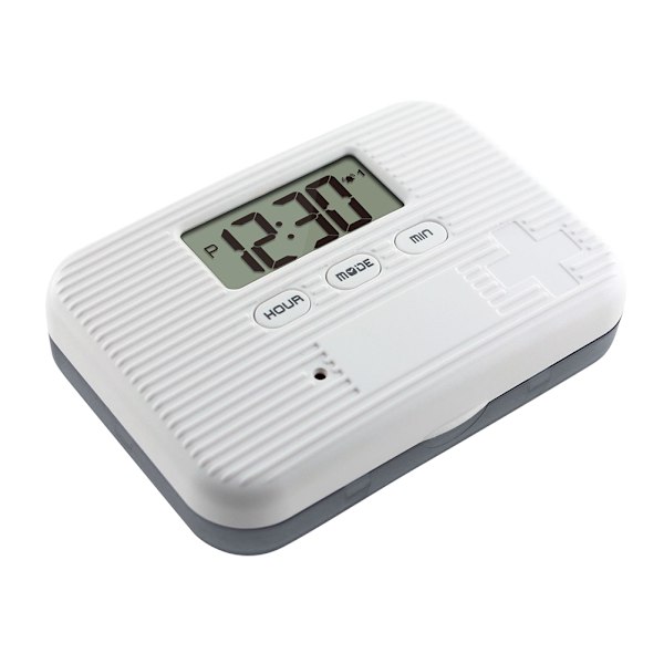 Bærbar Mini Pille Dispenser: Alarm, LCD-Skjerm, 6 Rom, og Digital Påminnelse